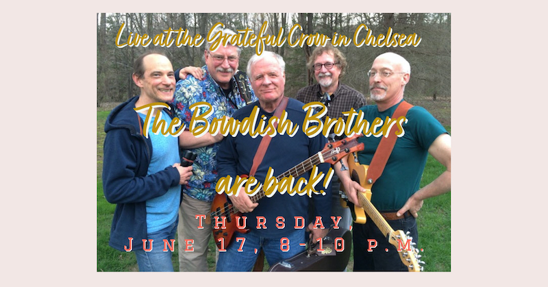 Photo of Bowdish Brothers poster for The Grateful Crow concert